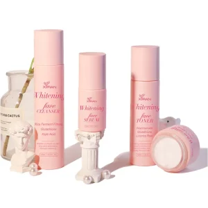 private label kojic acid & glutathione skin brightening whitening skin care set